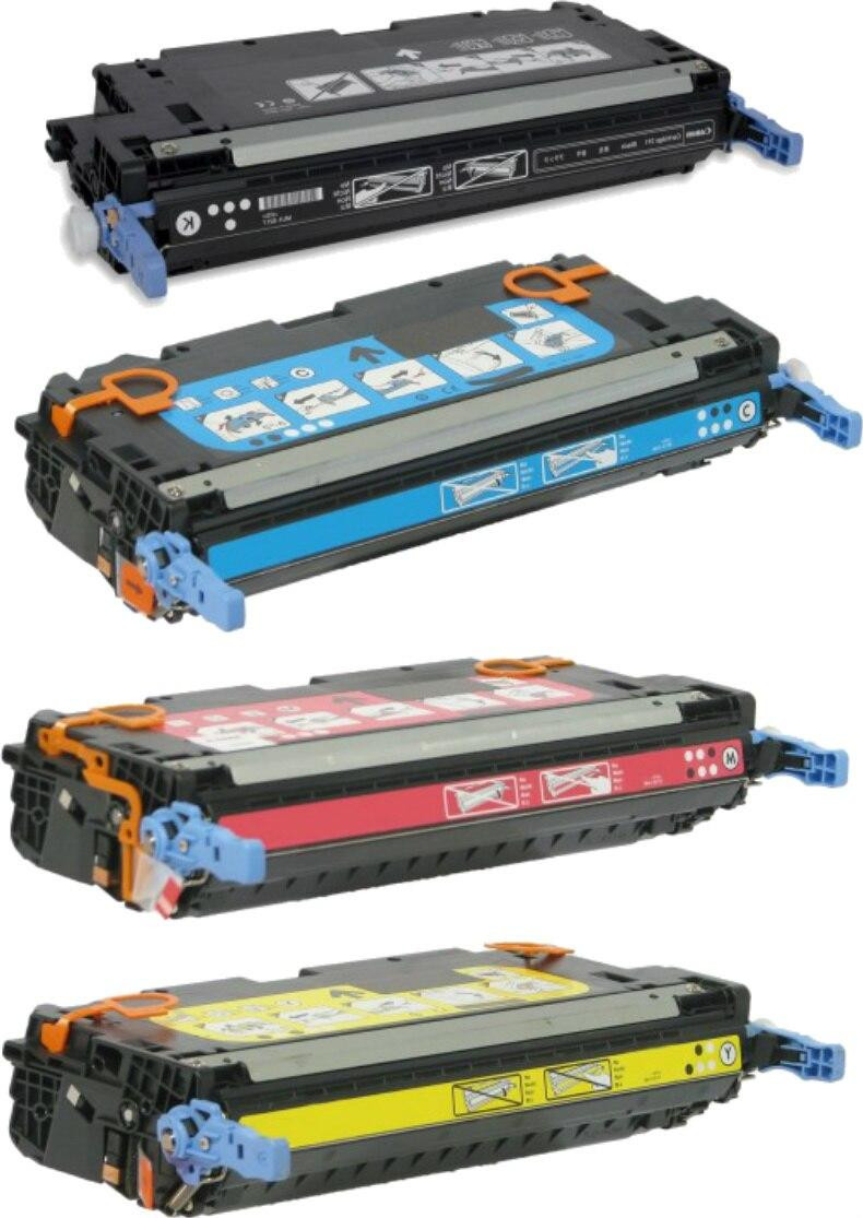 Canon 117 Replacement Toner Cartridges 4PK (1ea. BCMY) Combo