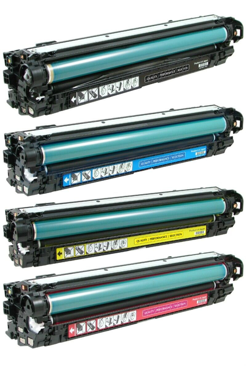 HP 650A Replacement Toner Cartridges 4PK (1ea. BCMY) Combo