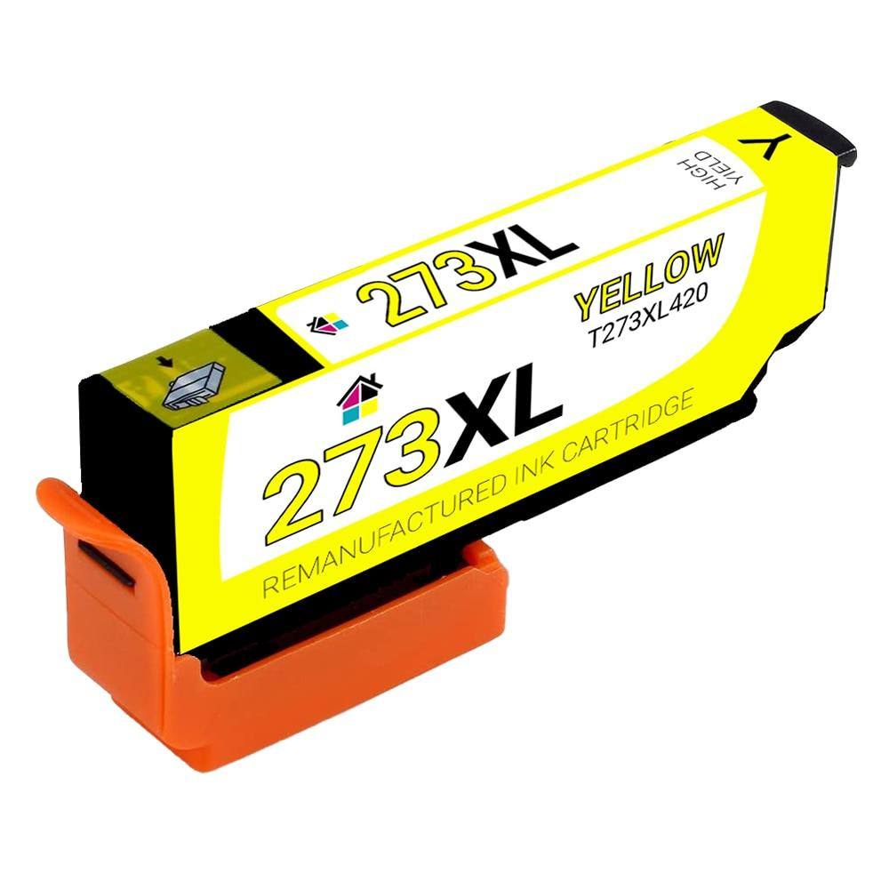 Epson 273XL (T273XL420) High Yield Yellow Remanufactured Ink Cartridge