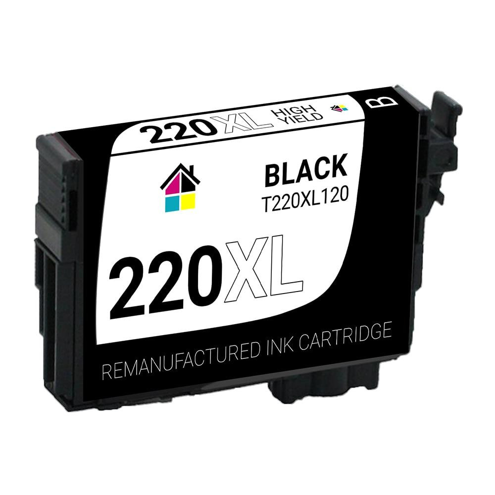Epson 220XL (T220XL120) High Yield Black Remanufactured Ink Cartridge