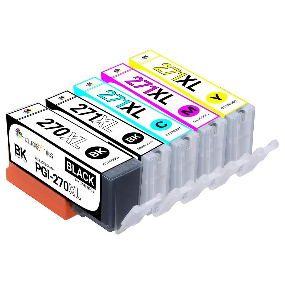 Canon Compatible Ink Cartridge 5PK - PGI270XL & 1ea. CLI271XL BCMY
