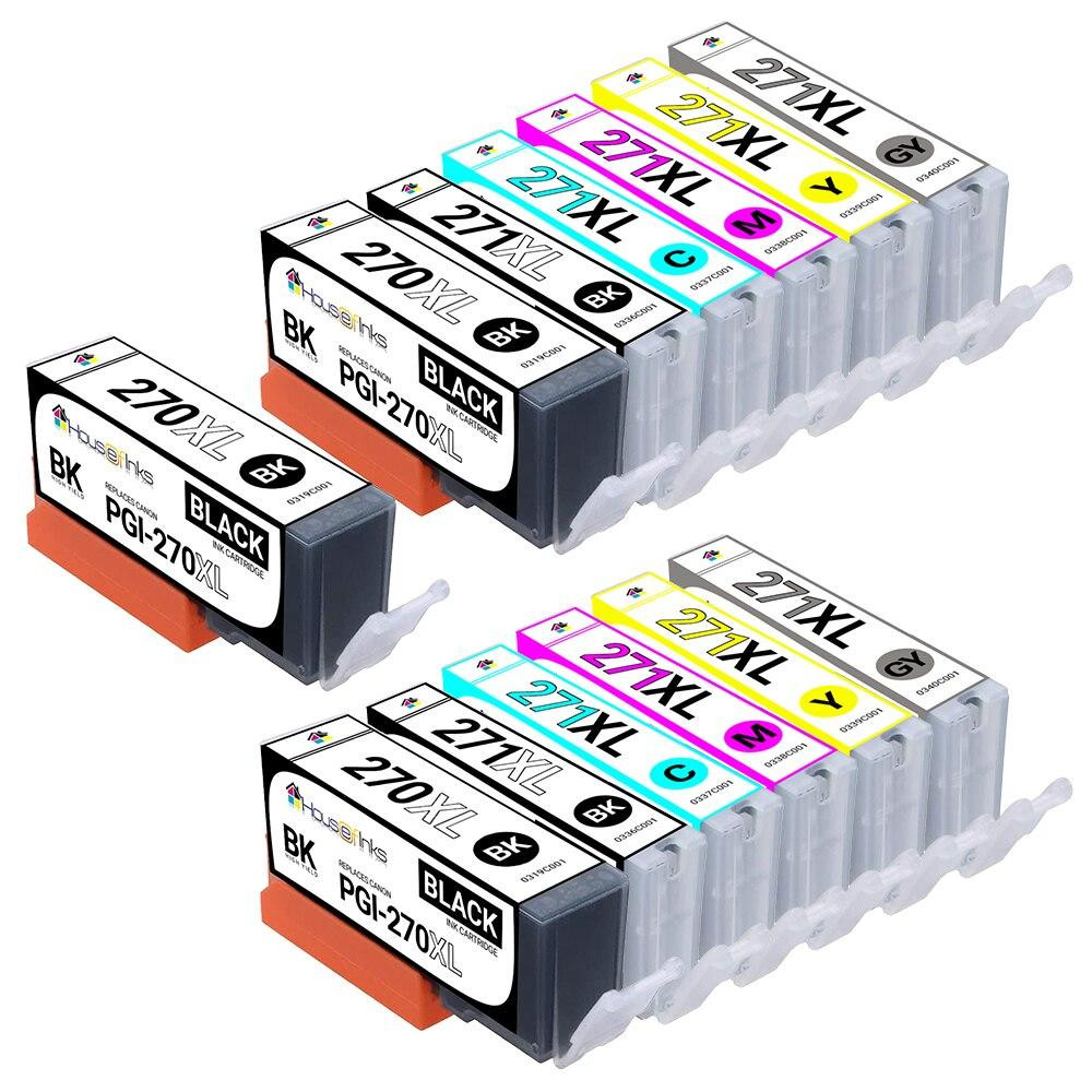 Canon Compatible Ink Cartridge 13PK - 3 PGI270XL & 2ea. CLI271XL BCMY + Gray