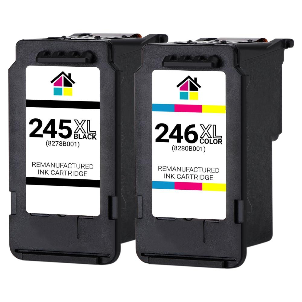 Canon PG245XL & CL246XL HY Remanufactured Ink Cartridges 2PK - 1B, 1C