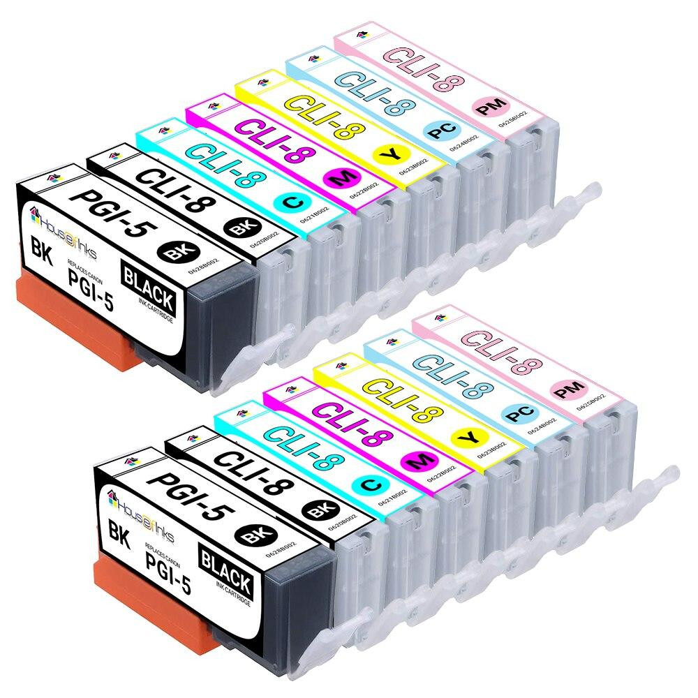 Canon Compatible Cartridge 14PK - 2 PGI5 & 2ea. CMY + Photo Cyan, Photo Magenta