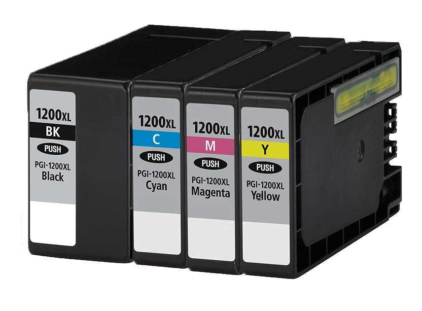 Canon PGI-1200XL Compatible Ink Cartridges 4PK (1ea. BCMY) Combo