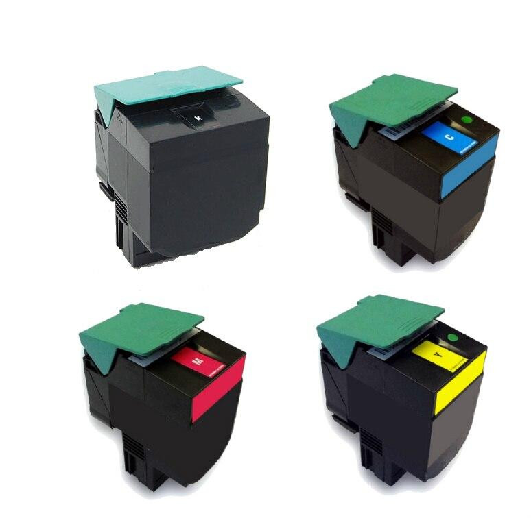 Lexmark C544/X544 Replacement Toner Cartridges 4PK (1ea. BCMY) Combo