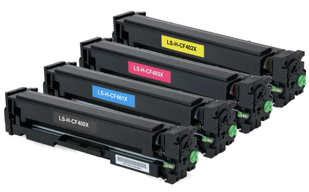 HP 201X Replacement Toner Cartridges 4PK (1ea. BCMY) Combo