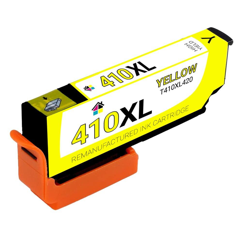 Epson 410XL (T410XL020) High Yield Yellow Remanufactured Ink Cartridge