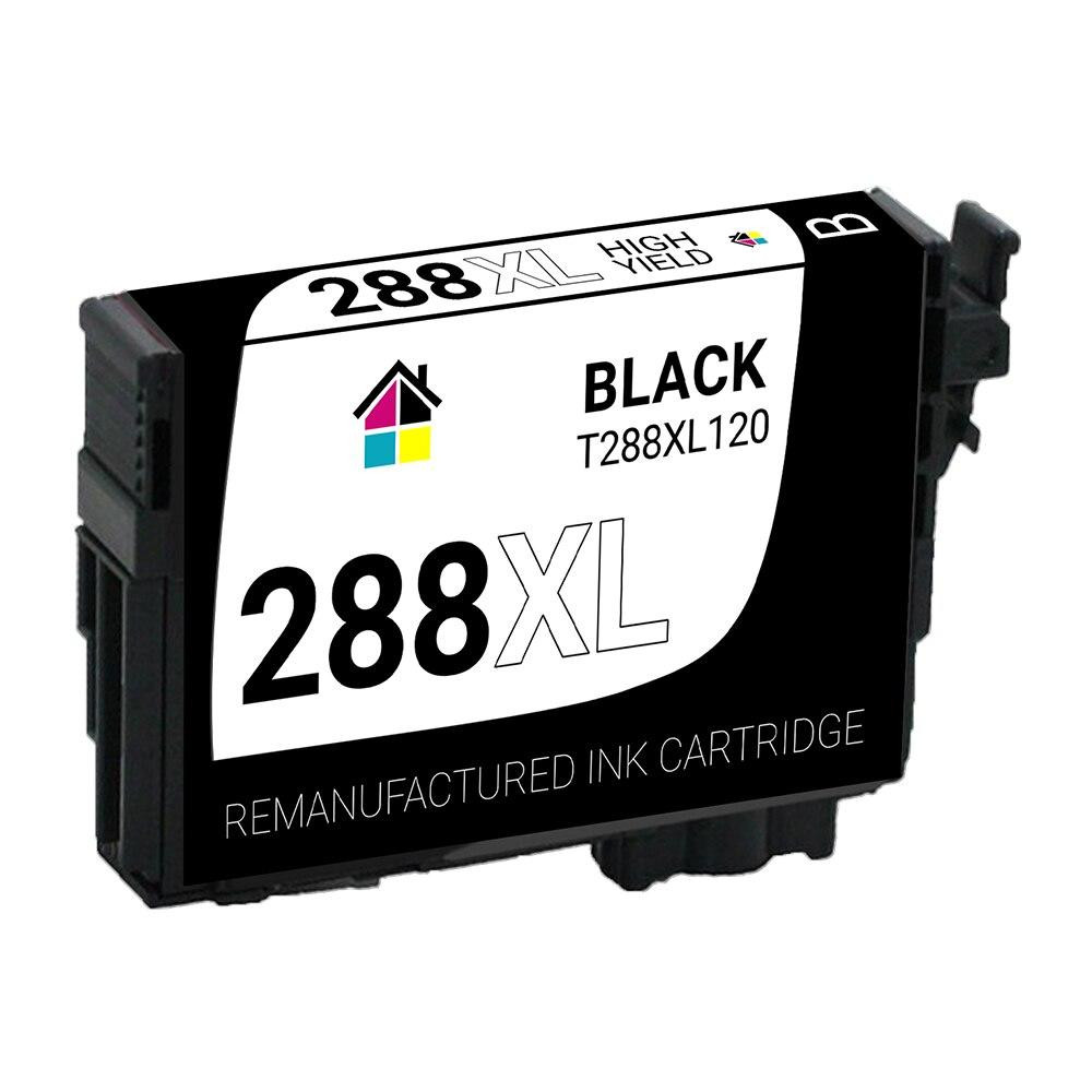 Epson 288XL (T288XL120) High Yield Black Remanufactured Ink Cartridge