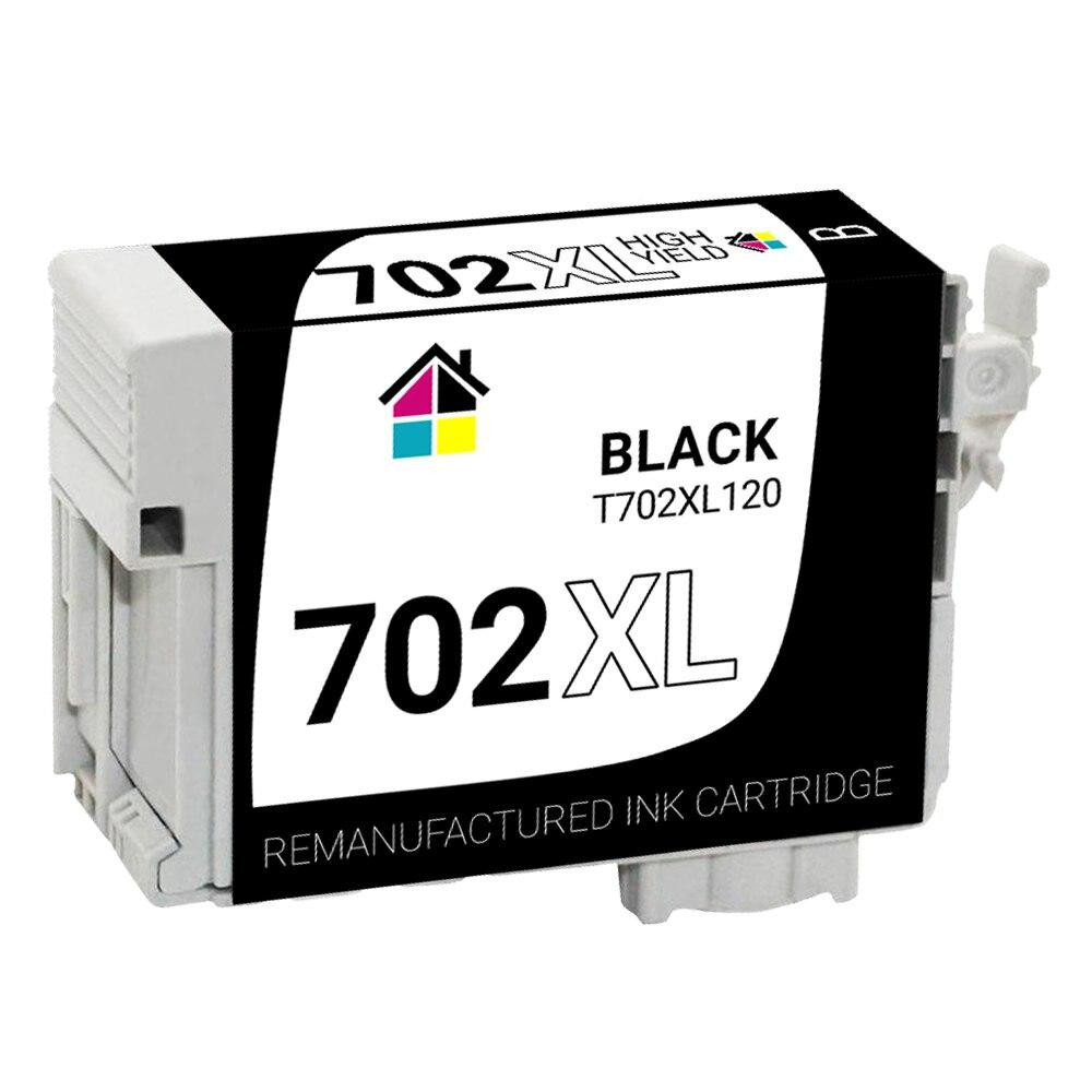 Epson T702XL (T702XL120) Black Remanufactured Ink Cartridge