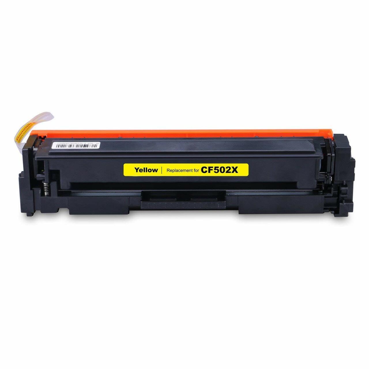 HP 202X (CF502X) Yellow High Yield Replacement Toner Cartridge