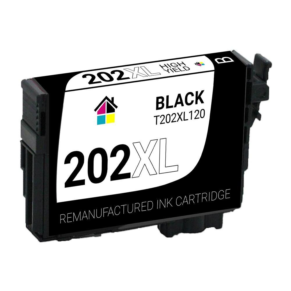 Epson 202XL (T202XL120) High Yield Black Remanufactured Ink Cartridge