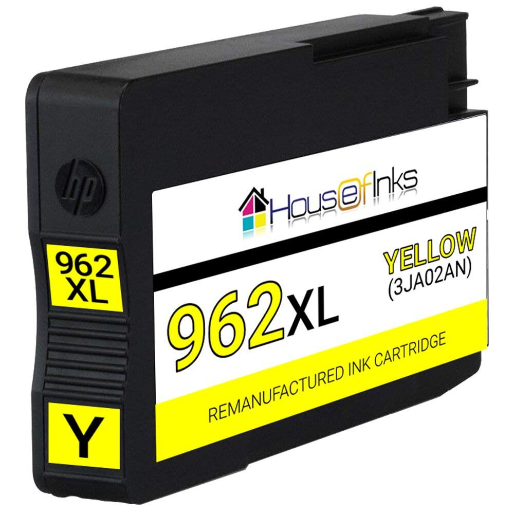 HP 962XL (3JA02AN) High Yield Yellow Remanufactured Ink Cartridge