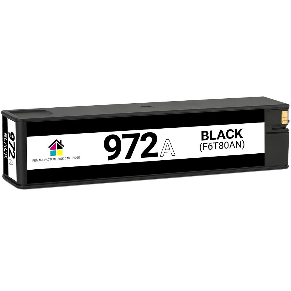 HP 972A (F6T80AN) Black Remanufactured Ink Cartridge