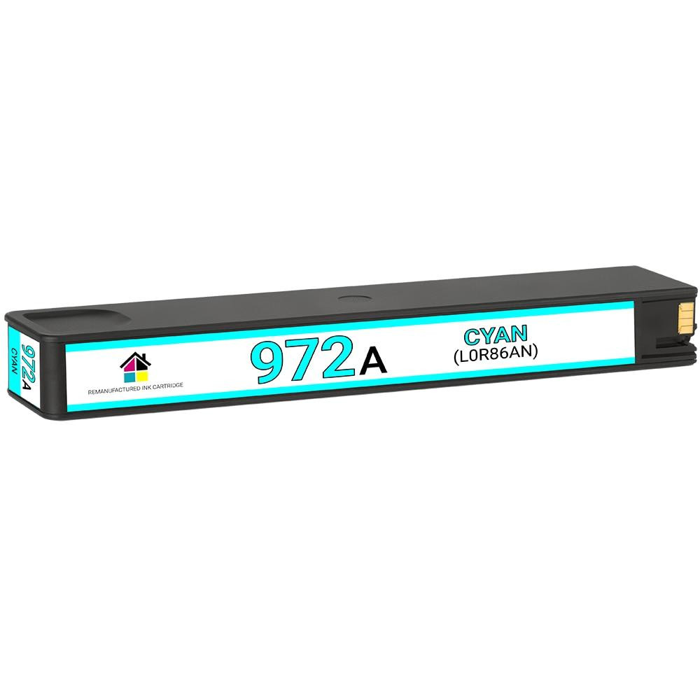HP 972A (L0R86AN) Cyan Remanufactured Ink Cartridge