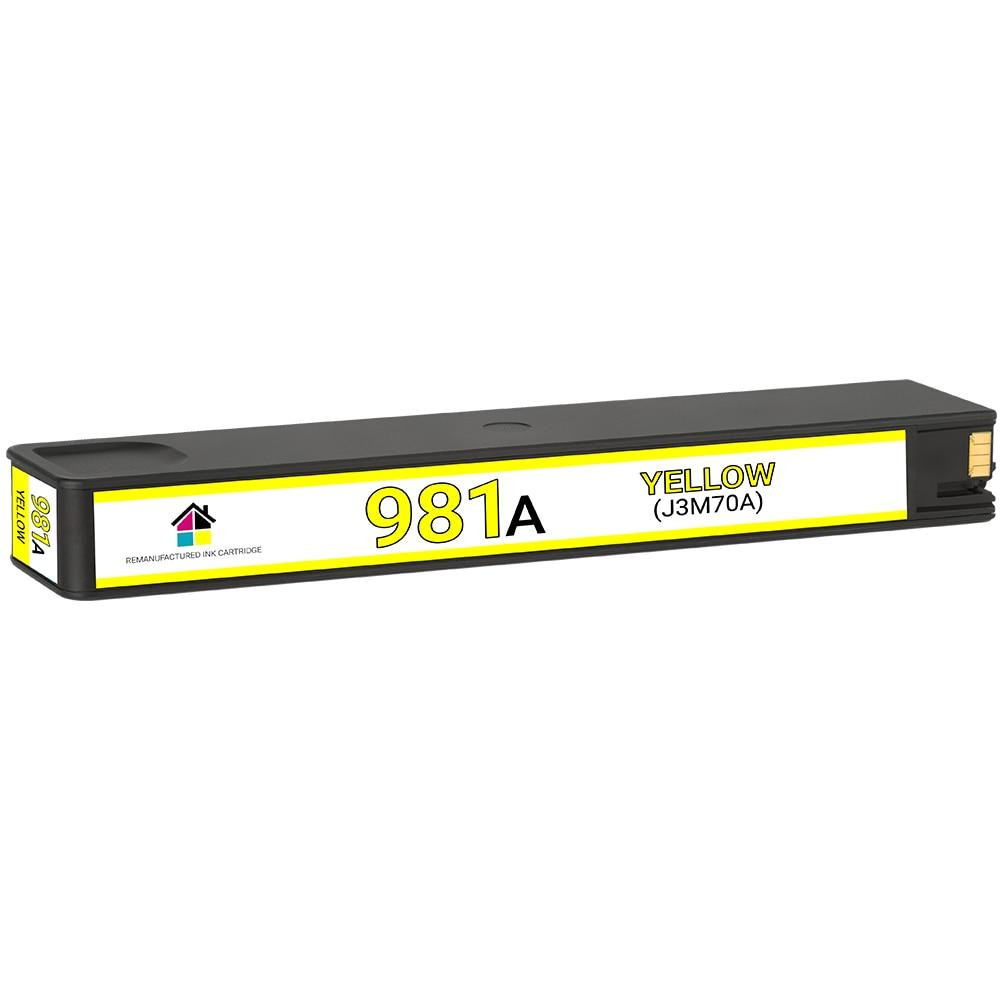 HP 981A (J3M70A) Yellow Remanufactured Ink Cartridge