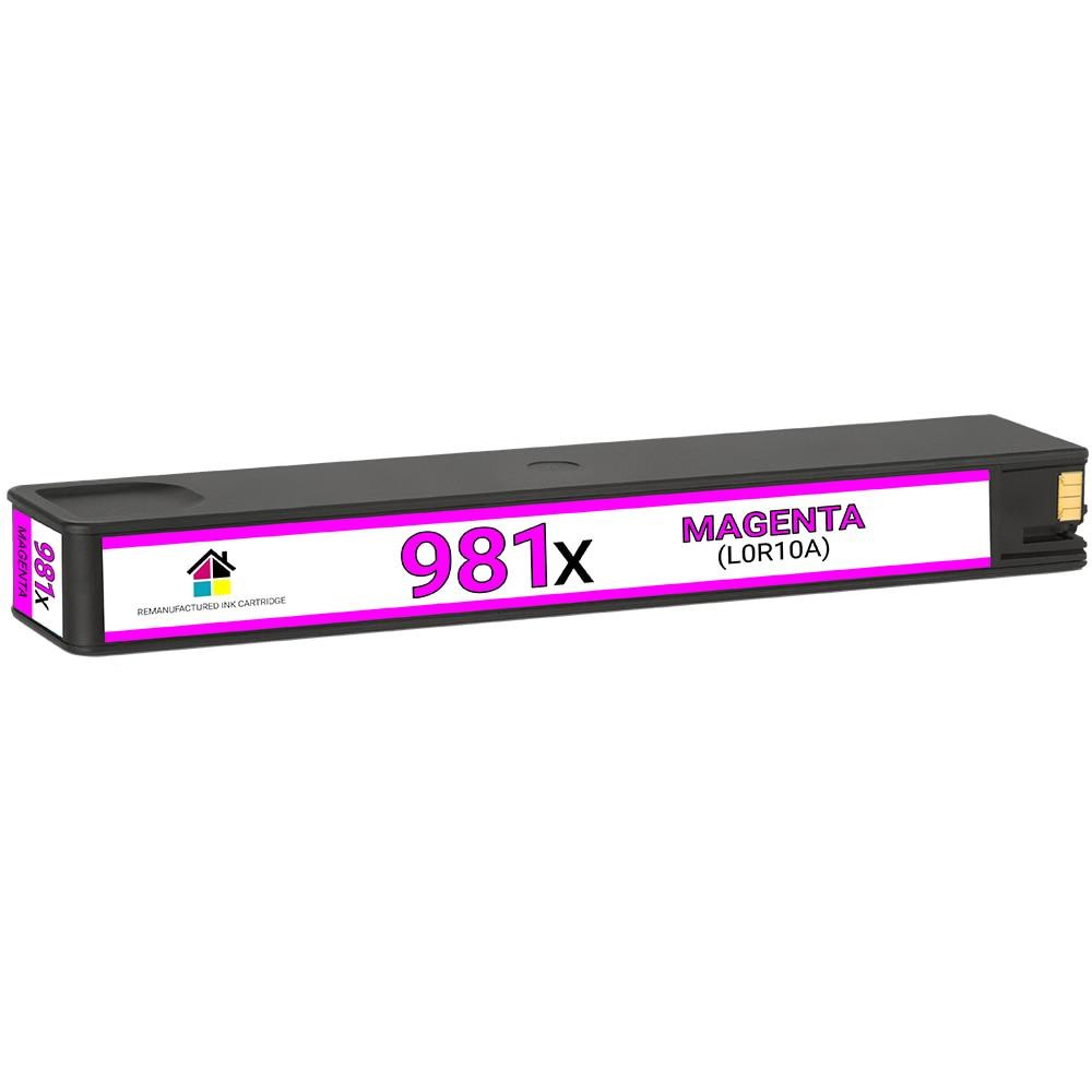 HP 981X (L0R10A) High Yield Magenta Remanufactured Ink Cartridge