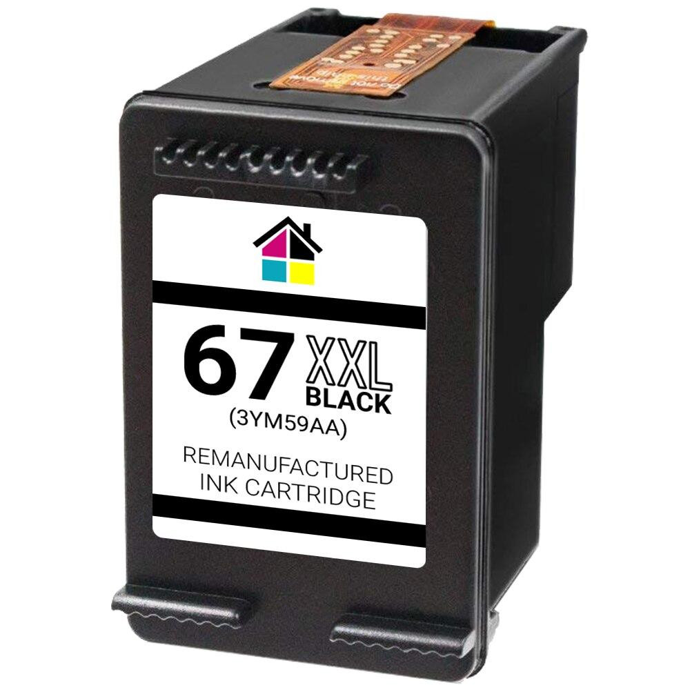 HP 67XXL High Yield Black Remanufactured Ink Cartridge (3 x standard capacity)