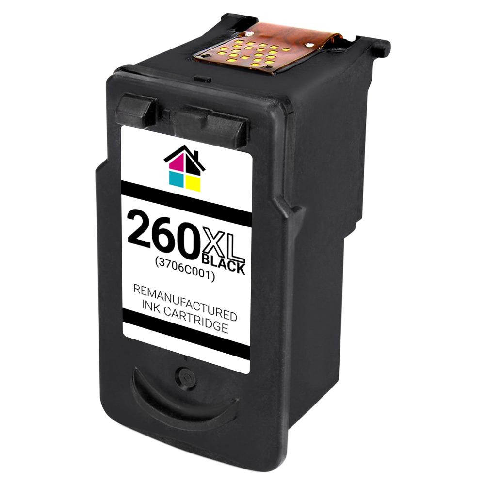 Canon PG-260XL (3706C001) High Yield Black Remanufactured Ink Cartridge