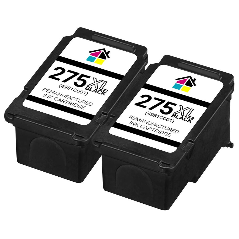 Canon PG-275XL (4981C001) 2 Pack Black Remanufactured Ink Cartridge