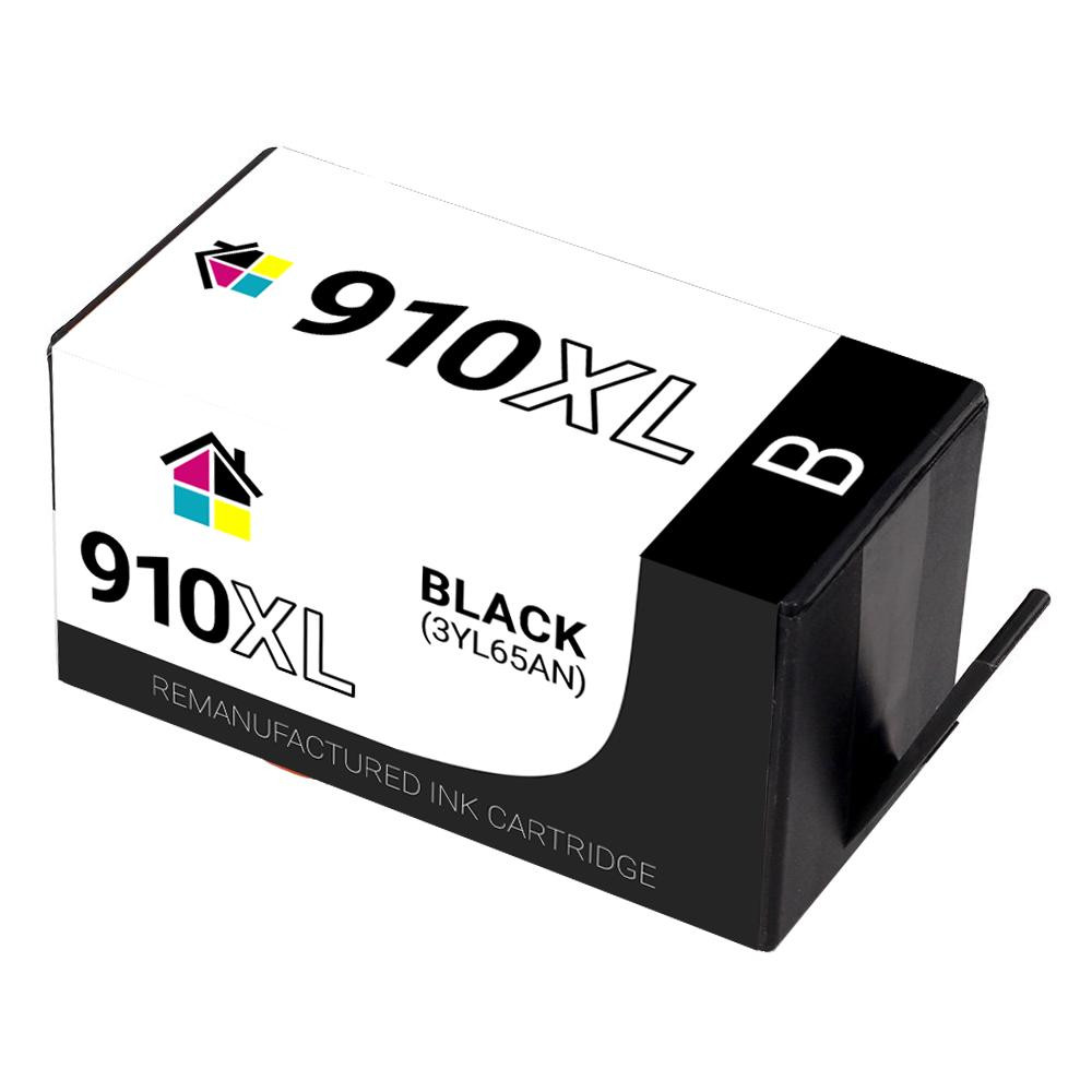 HP 910XL Black Remanufactured Ink Cartridge include Reads Ink Level