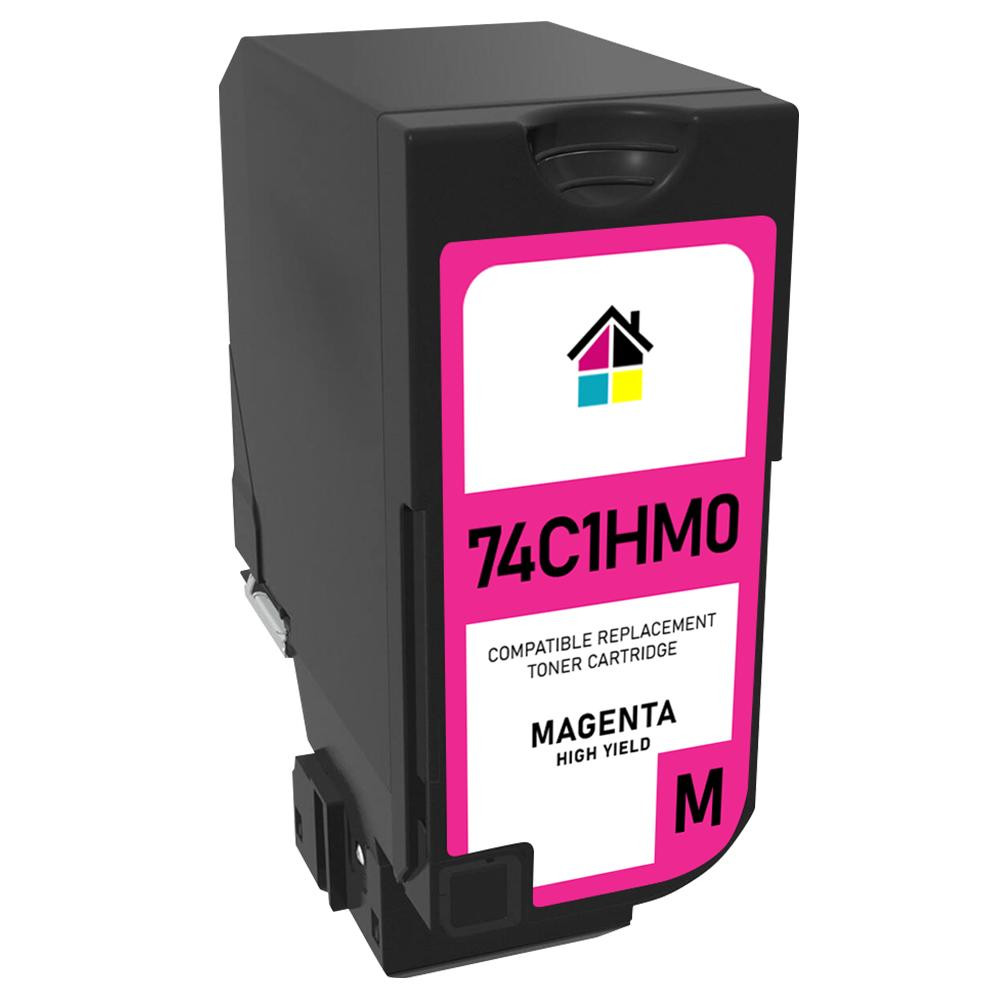 Lexmark 74C1HM0 High-Yield Magenta Remanufactured Toner Cartridge