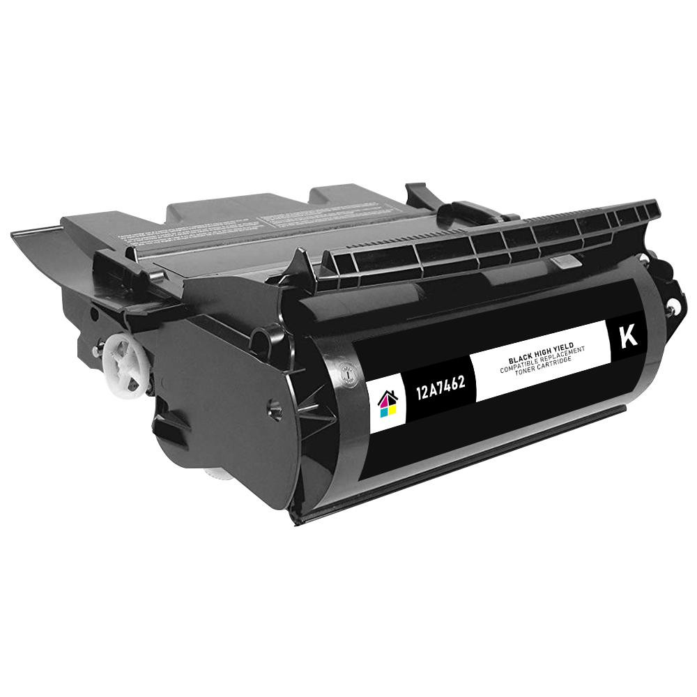 Lexmark 12A7462 Black Remanufactured Toner Cartridge