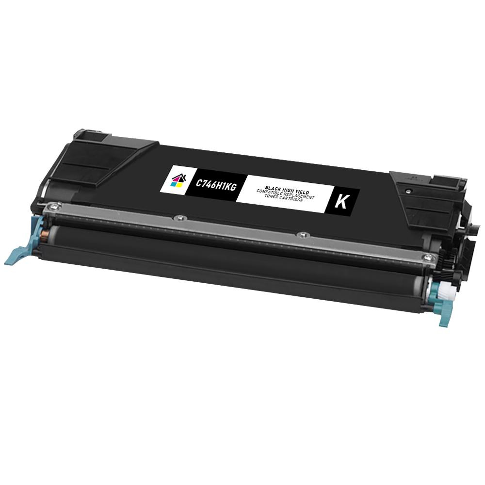 Lexmark C746H1KG Black Remanufactured Toner Cartridge