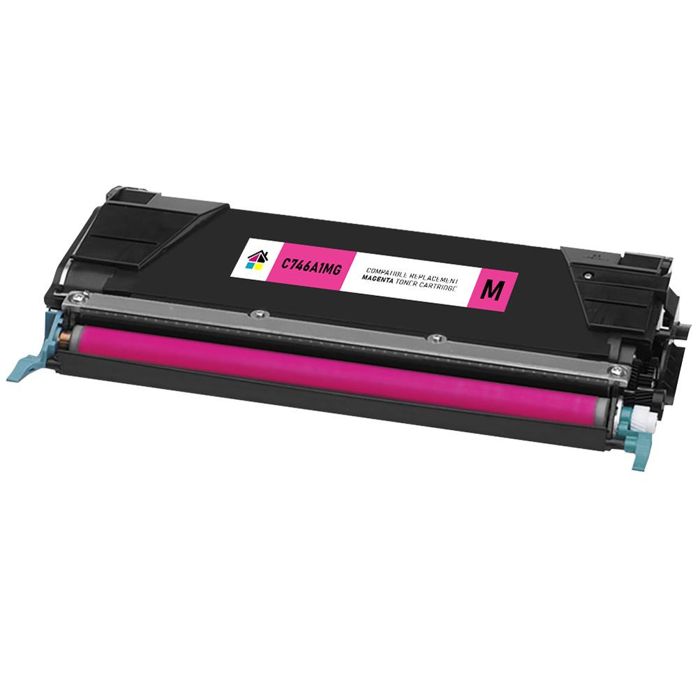 Lexmark C746A1MG Magenta Remanufactured Toner Cartridge