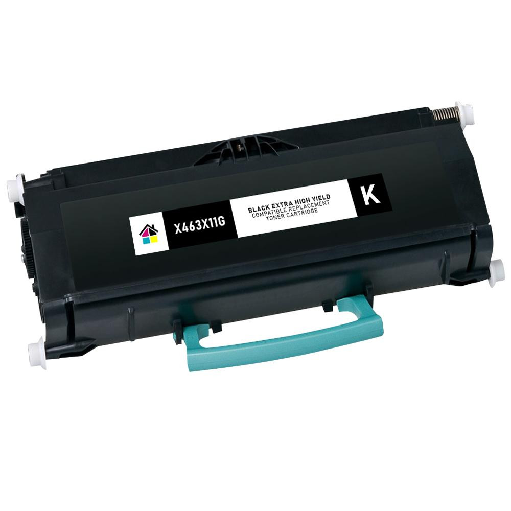 Lexmark X463X11G Black Remanufactured Toner Cartridge
