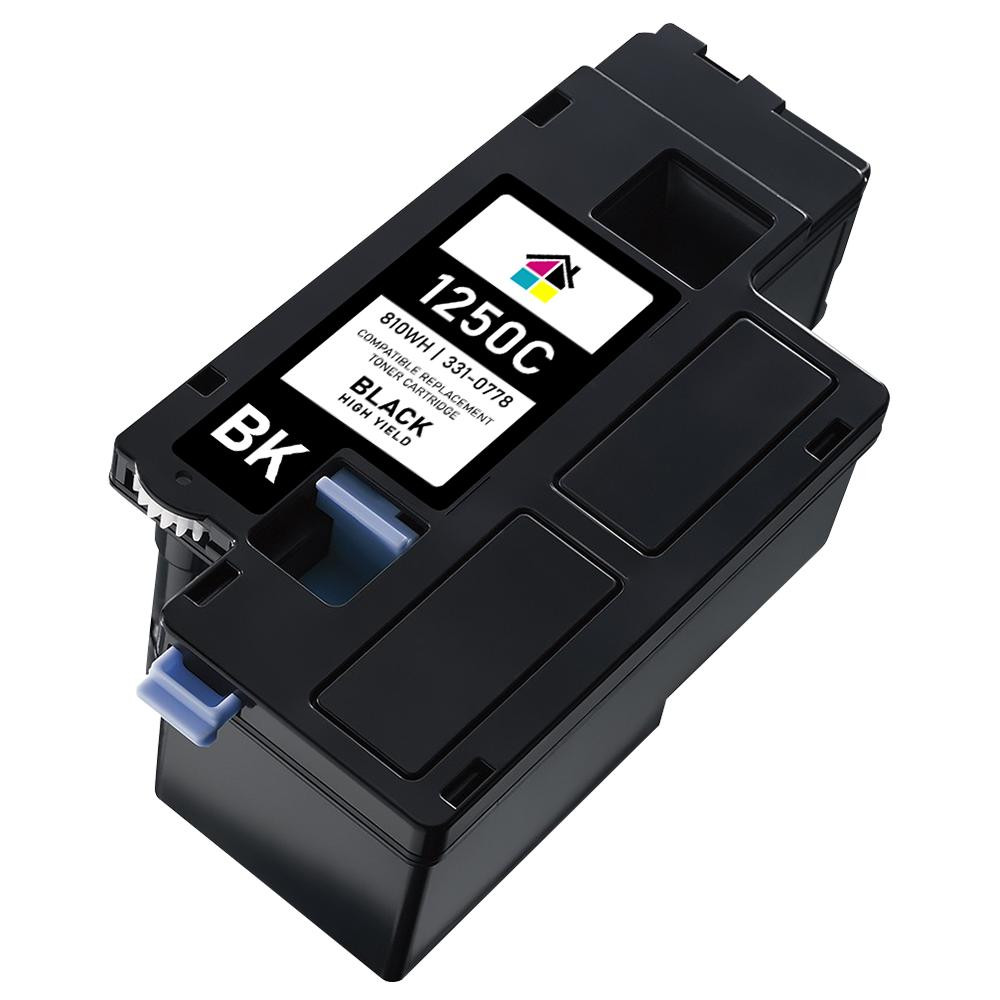 Dell 1250C (331-0778) Black High Yield Compatible Toner Cartridge