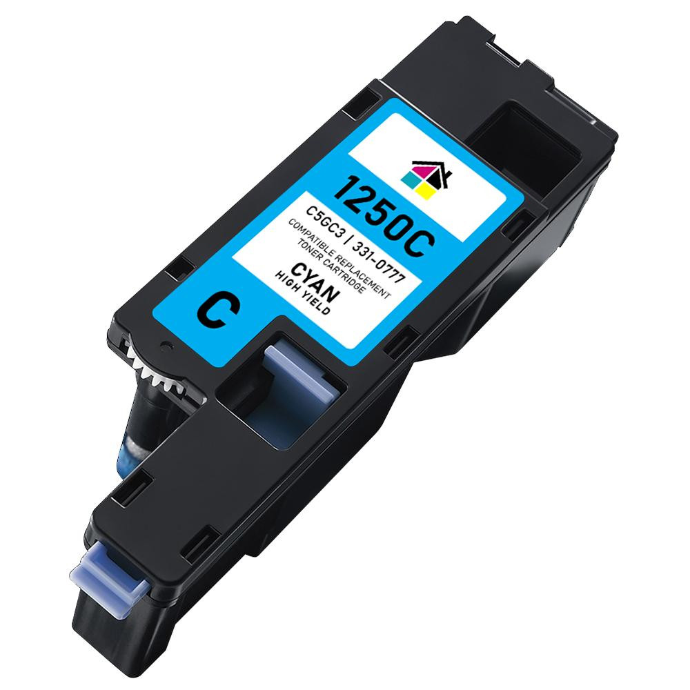 Dell 1250C (331-0777) Cyan High Yield Compatible Toner Cartridge