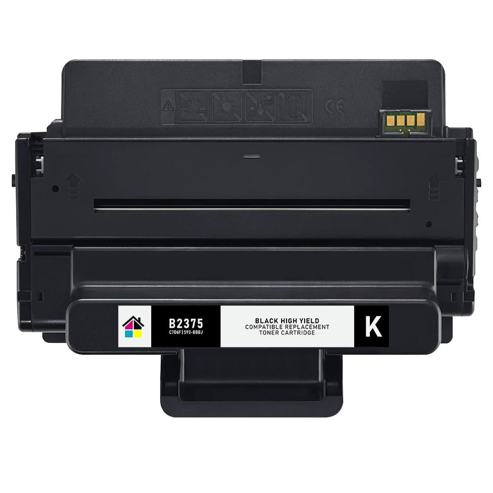Dell B2375 (593-BBBJ) Black High Yield Compatible Toner Cartridge