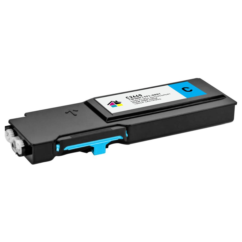 Dell C2660 (593-BBBT) Cyan High Yield Compatible Toner Cartridge