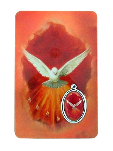 Religious Art Catholic Holy Prayer Cards with Medals Confirmation English Famous Microgreens