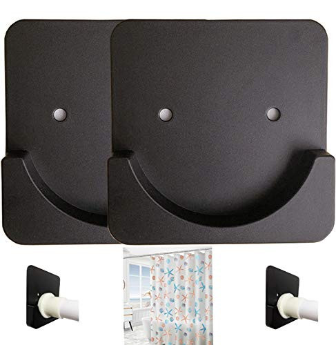 Mi.U 365 Adhesive Shower Curtain Rod Tension Holder , 2 Pack Shower