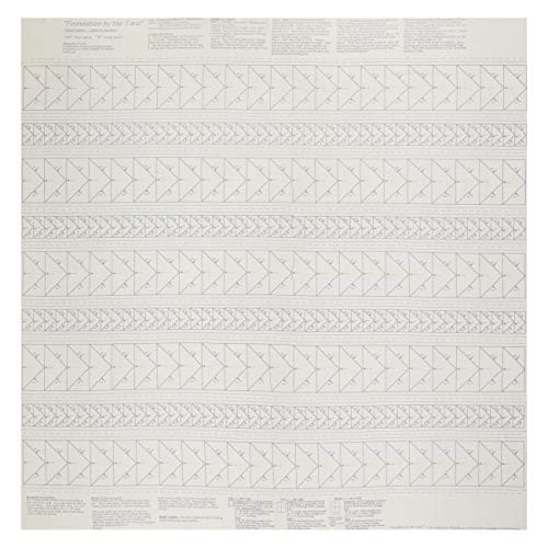 Benartex Foundation By The Yard Flying Geese 45in Panel White Quilt Fabric - Famous Microgreens