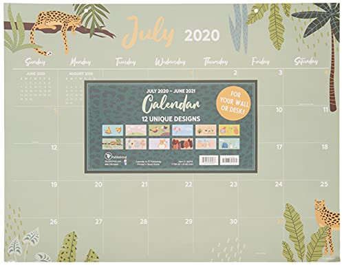 July 2020 June 2021 Monthly Theme Large 17"x22" Desk Pad Monthly