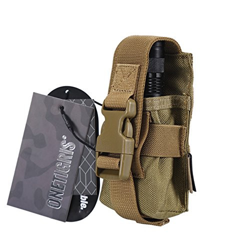 Flashlight Holster MOLLE Flashlight Pouch Holder Belt Carry