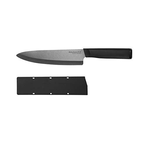 KitchenAid Classic Ceramic Chef Knife 8Inch Black Famous Microgreens