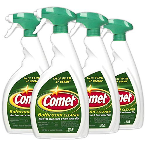Comet Bathroom Cleaner Spray 32 oz 4 Pack Famous Microgreens