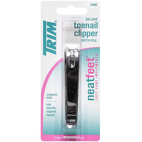 TRIM DELUXE TOENAIL CLIPPER WITH FILE - Famous Microgreens