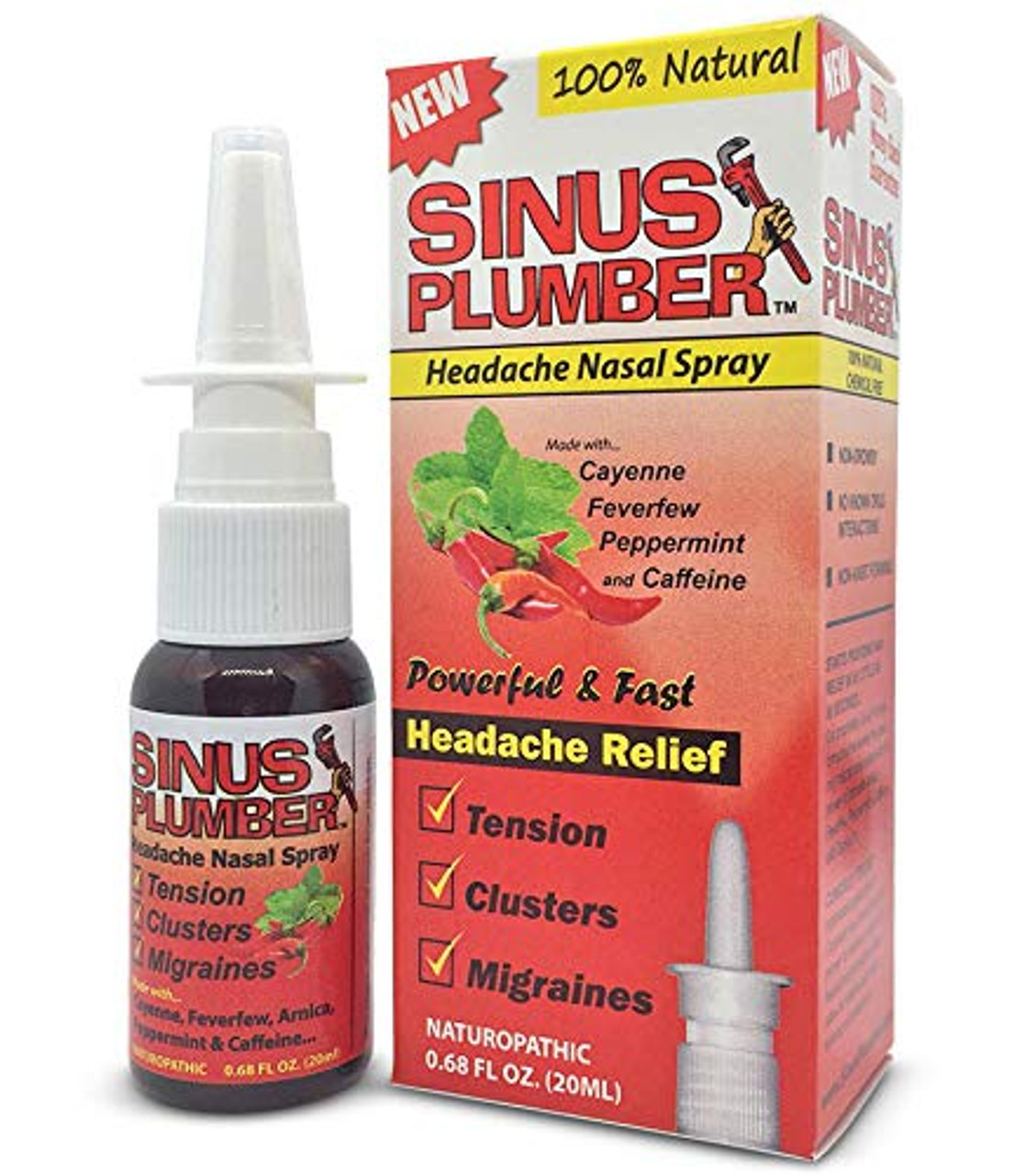 Sinus Plumber Headache Nasal Spray Headache Formula Famous Microgreens