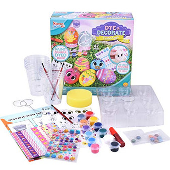 Klever Kits DIY Easter Egg Dye Kit for Easter Creativity Activity Easter Gift Party Favor