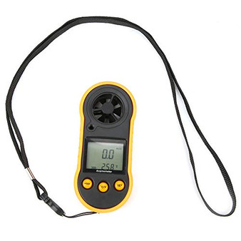 Gm818 LCD Digital Anemometer Handheld Wind Speed Gauge Meter Air Speed Tester Handheld Wind Speed Measuring Instrument