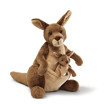 GUND Jirra Kangaroo Stuffed Animal Plush 10"