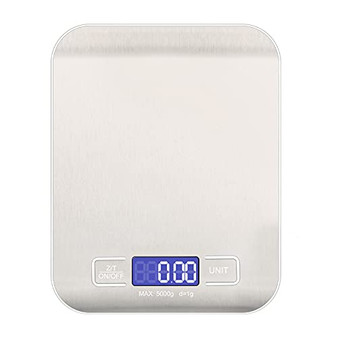 Digital Food Scale Guiheng High Precision 11lb Kitchen Scale Measures in Digital Grams and Ounces for Cooking and Baking Scale Portable Stainless Surface