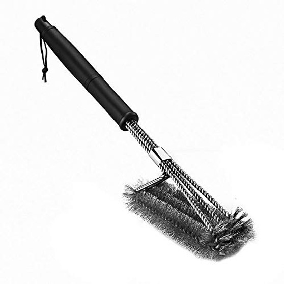 Barbecue Grill Bbq Brush Clean Tool Stainless Steel Wire Bristles Non-Stick Cleaning Brushes With Handle Accessorie Rodalind