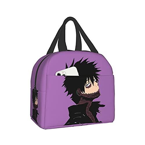 Boku No My Hero Academia Dabi Lunch Bag Tote Anime Container For Women Box Insulated Kids Cooler School Travel