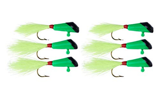 Shad Darts - 3 or 6 Pack -Multiple Colors-Weights- -Green-Black - 6 Pack -1-8 oz--